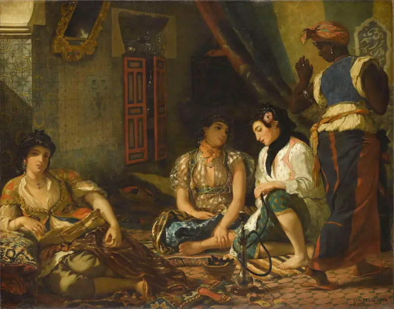 The Women of Algiers by Eugene Delacroix